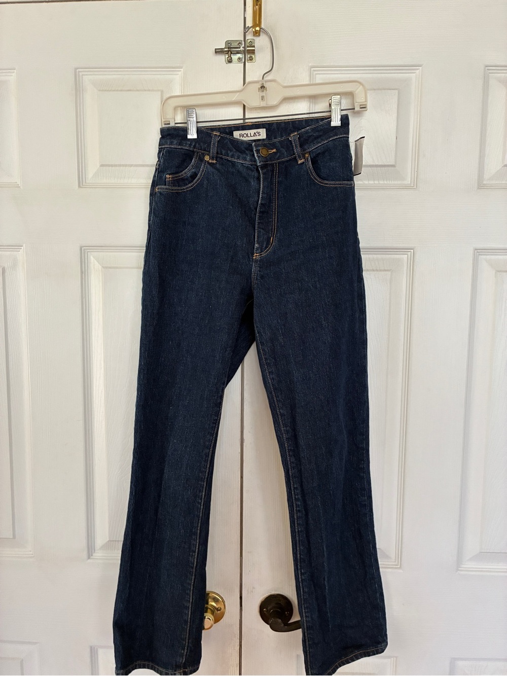 Rolla’s Aussie B Original High Rise Straight Jeans